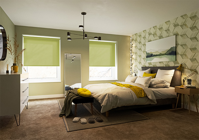 Roma, Lime - Roller Blind - Image 7